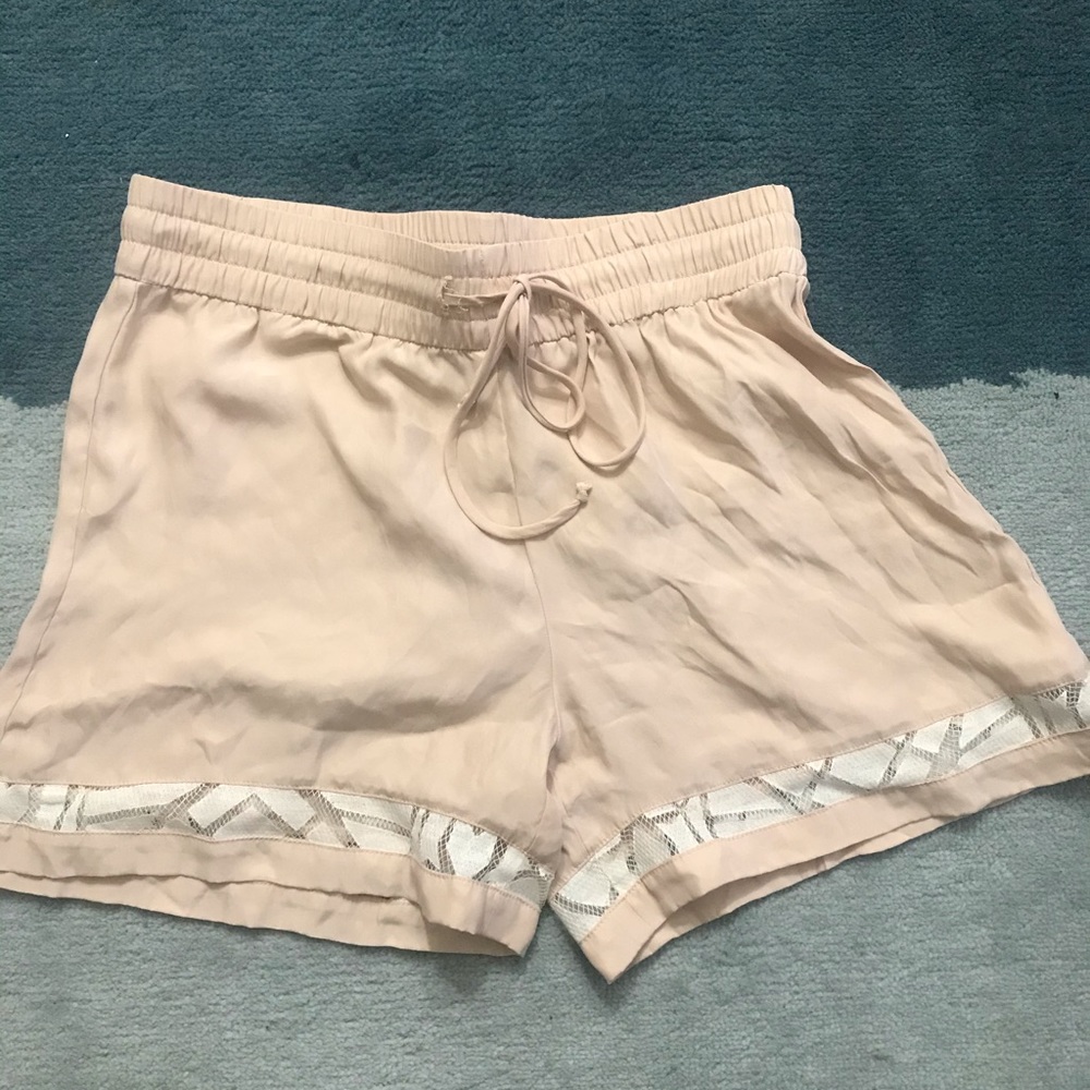 Amour vert silk shorts